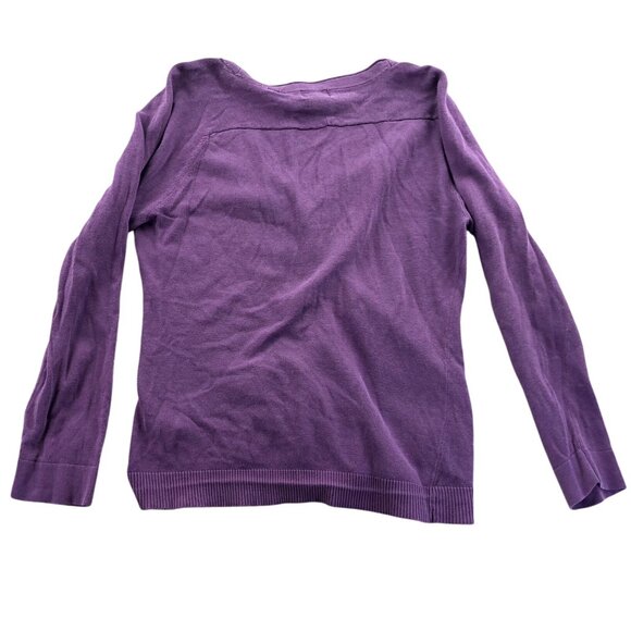 L.L.Bean Womens Cardigan Sweater Small Long Sleeve Button-Up V-Neck Knit Casual - Picture 2 of 15